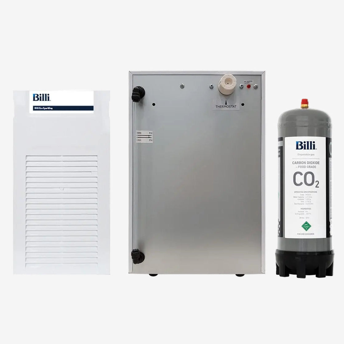 Billi Eco Sparkling with XL Levered Dispenser Chrome